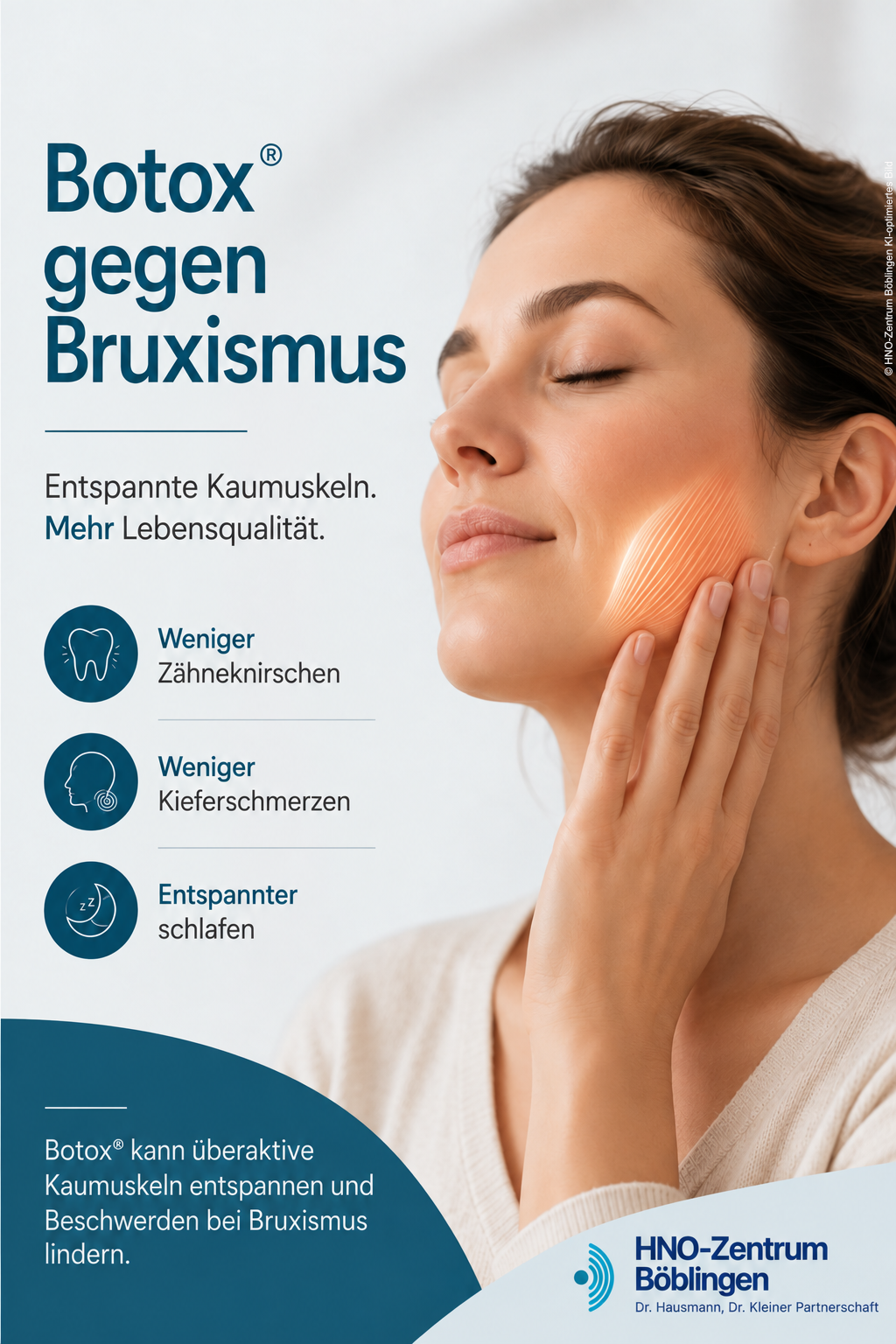 Botulinumtoxin bei Bruxismus – Information des HNO-Zentrums Böblingen
